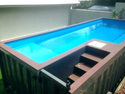 20ft Container Swimming Pool Continental Shipping Containers   B3 533x400 